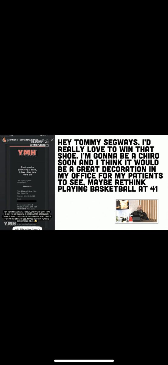 SamJam117's tweet image. Oh my CUNT!! Thank you tommy segways! I already purchased my shadow box for my future office! This is fucking great! @YMHstudios @tomsegura #ymhlive #2bearslive