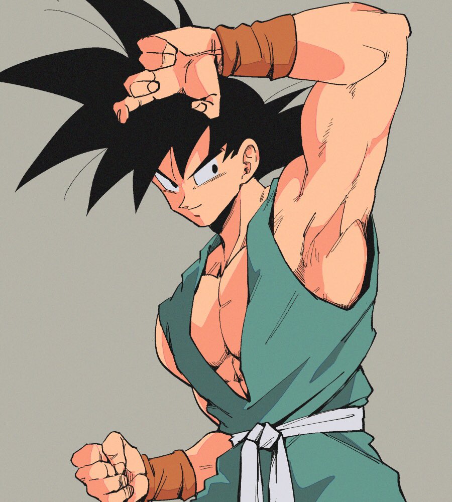 dbz_kz's tweet image. 黒髪と金髪