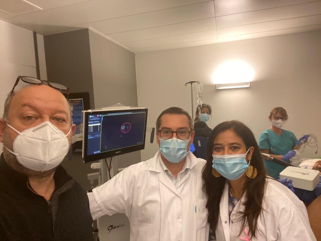 #prostatecancer biopsyuronavtransperineal#wonderful collab Lausanne Geneve  in a uroimage plataform radiol and urol together