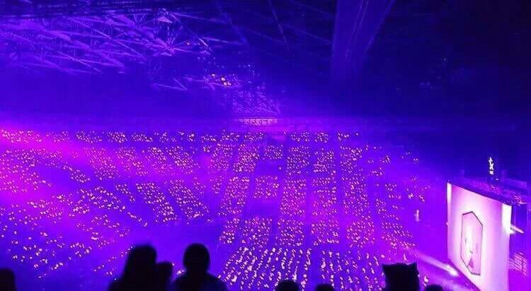 beautiful periwinkle ocean during dimension 4 concert, their first and last concert tha they got after 7 years :')the last pic was from smtown concert in 2019, their last stage as f(x).