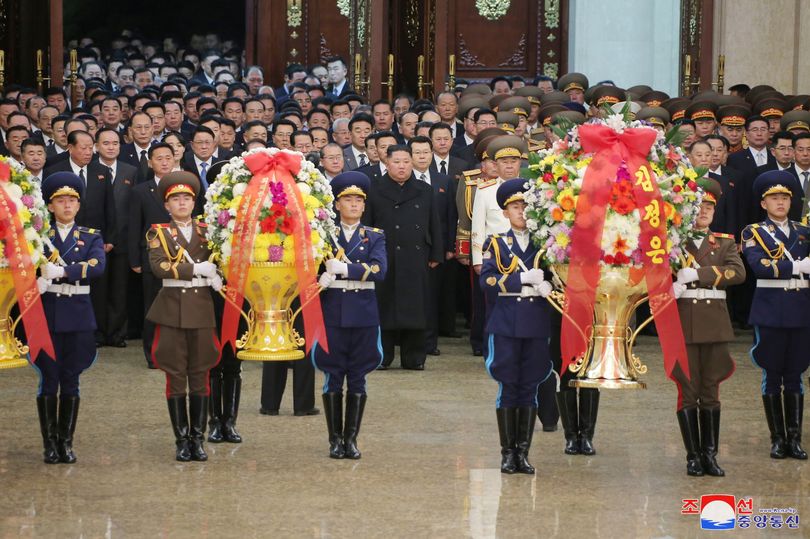 North Korean leader Kim Jong Un marks New Year with visit to tomb of his father