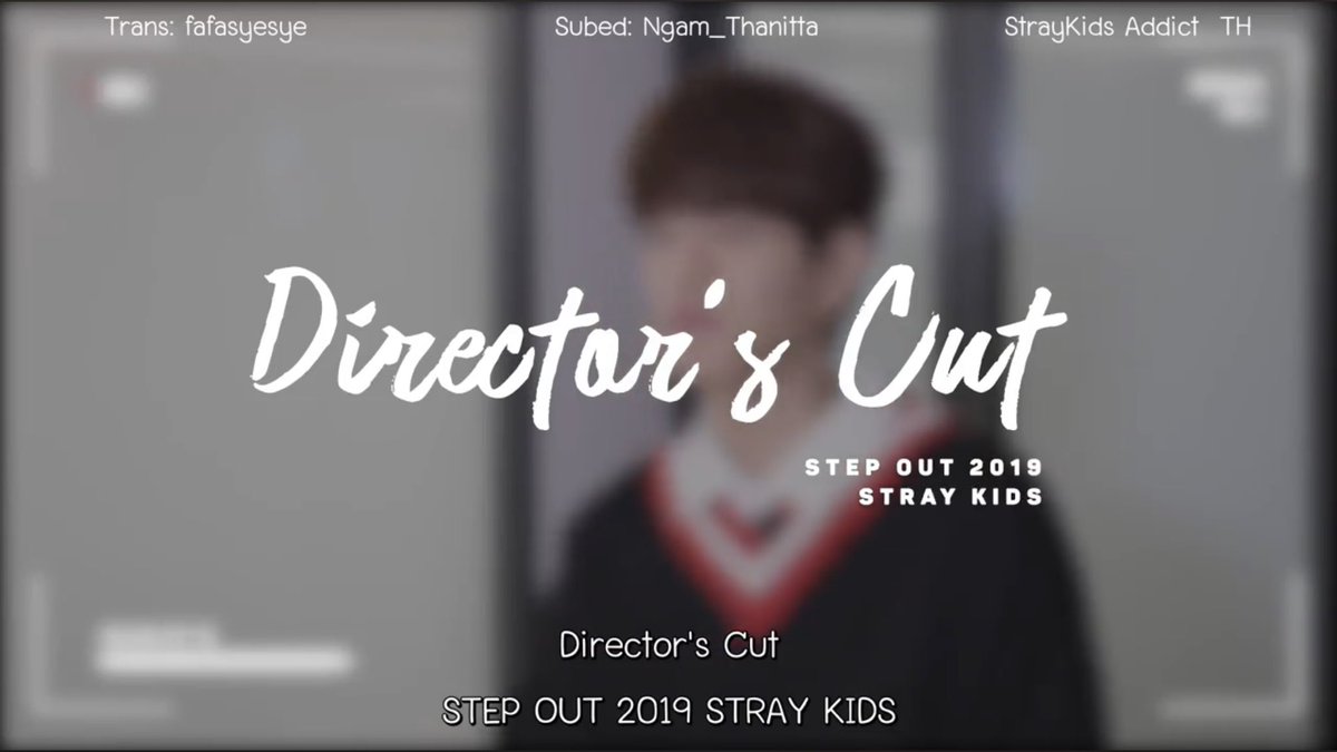 fstrans_archive's tweet photo. 190119 Stray Kids “STEP OUT 2019" Director's Cut

https://t.co/UHWWpDcRCV

@Stray_Kids #StrayKids #스트레이키즈 https://t.co/EnRwT8Iq2U