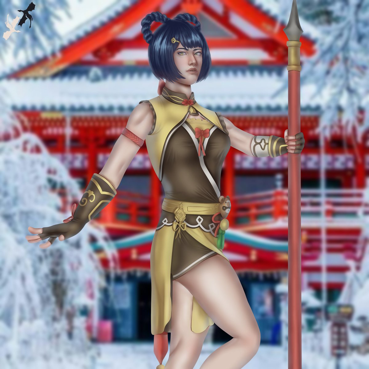 DarkClawArt's tweet photo. #xiangling from #genshinimpact #fanart https://t.co/fMSVaC098e