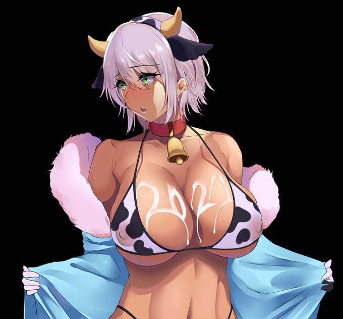 [NSFW]うちの子に頼み込んで渋々着ていただきました。今年もよろしくお願いします! 