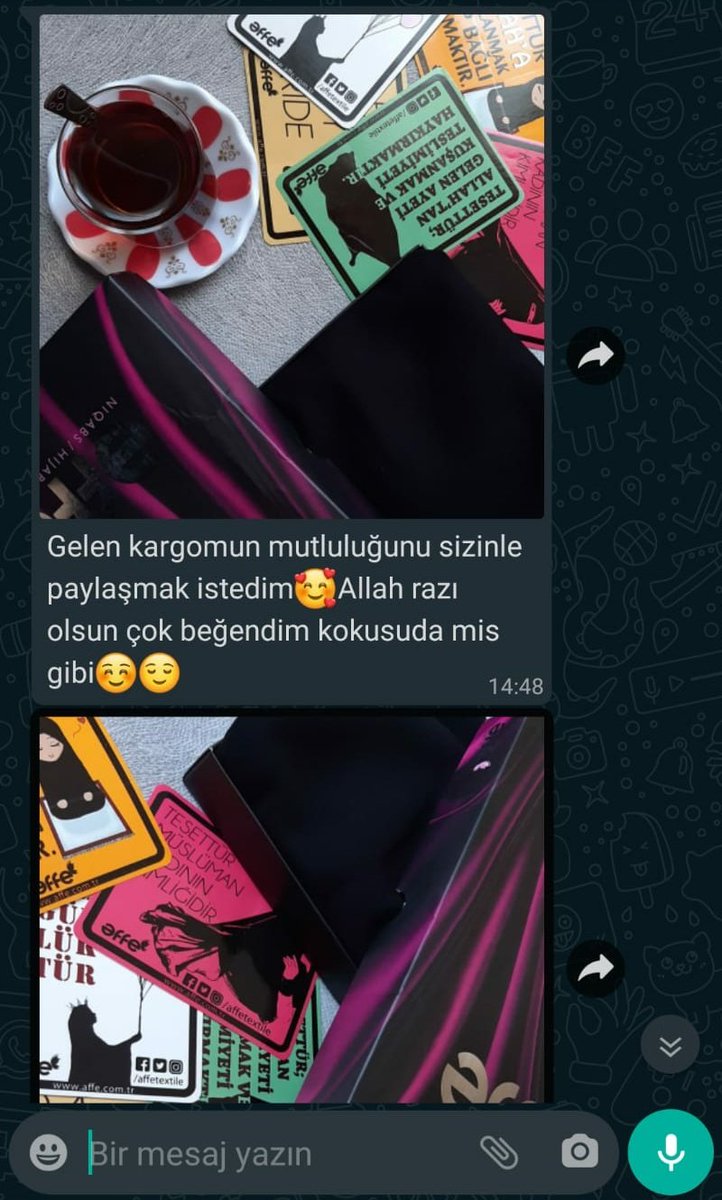 affetextile's tweet photo. Bizi bu güzelliklere ulaştıran Rabbimize Şükürler olsun 😊
.
Dalga Dalga yayılan Mutluluk 💗💗 AFFE 💗💗
.
#affe #affeniqab #affetextile #niqab #hijab #peçe #pece #esarp #çarşaf #cilbab #jilbab #memnuniyet #musterimemnuniyeti #elhamdulillah https://t.co/cAGwGXl6Yl