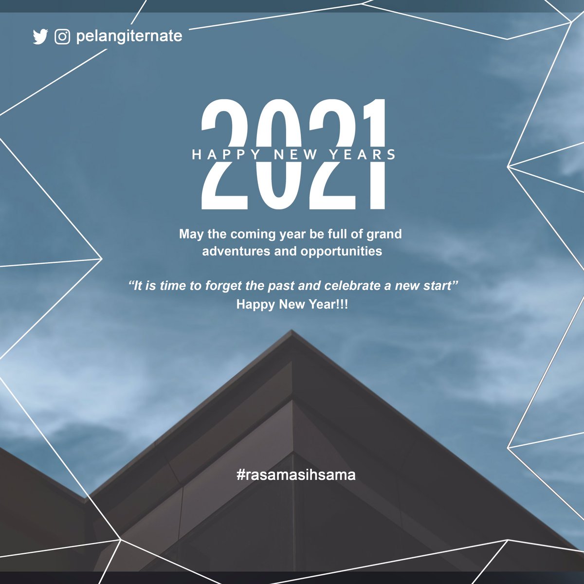 Happy New Year 🎉🎉🎉

#HappyNewYear2021 
#pelangiternate #givethebest