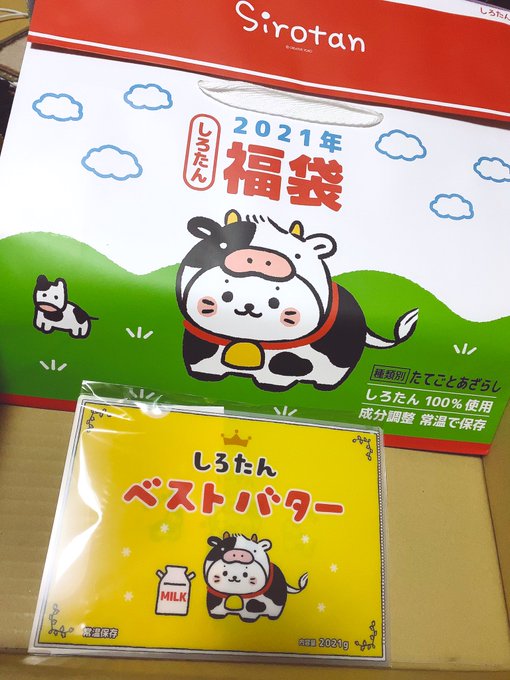 しろたん福袋届いたー!!
去年はかるただったしこのダンボールの大きさじゃぬいぐるみは入ってないなと思っていたら圧縮されてミイラみたいになったデカしろたんが入っててびっくりでしたやった〜!!
袋もバターのファイルも最高に可愛い👍👍 