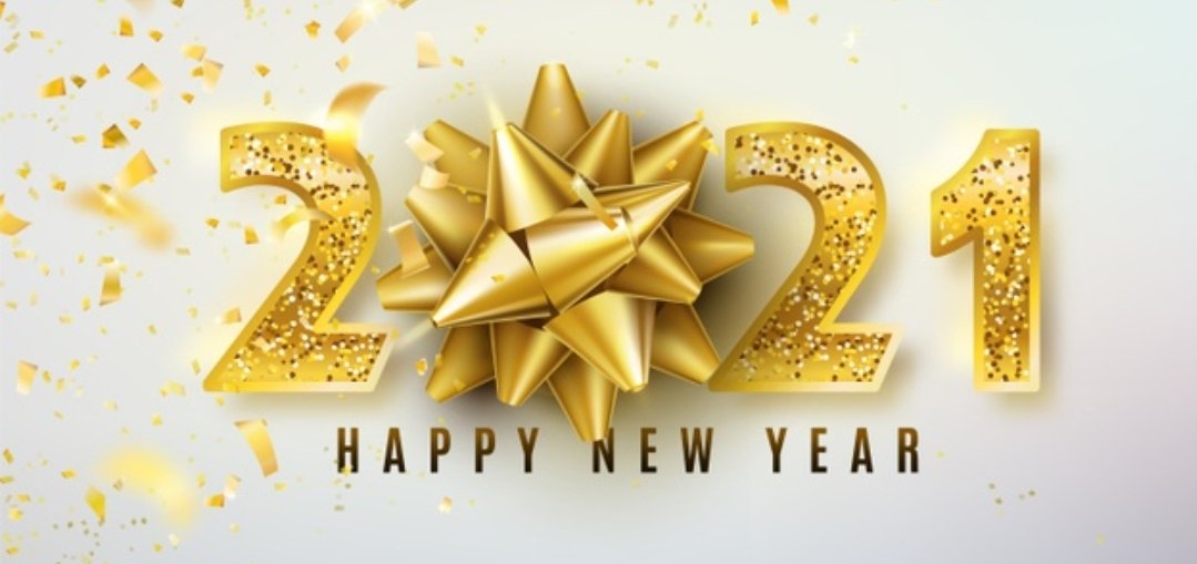 Happy New Year! Wishing you a healthy and prosperous 2021!