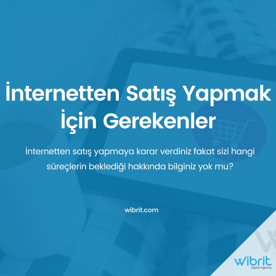 İnternetten satış yapmaya karar verdiniz fakat sizi nasıl bir sürecin beklediğini bilmiyor musunuz?

O zaman bu içeriğimiz tam size göre. Blogumuzu hemen ziyaret edin.

wibrit.com/internetten-sa…

#satis #eticaret #internettensatış #eticaretsitesi