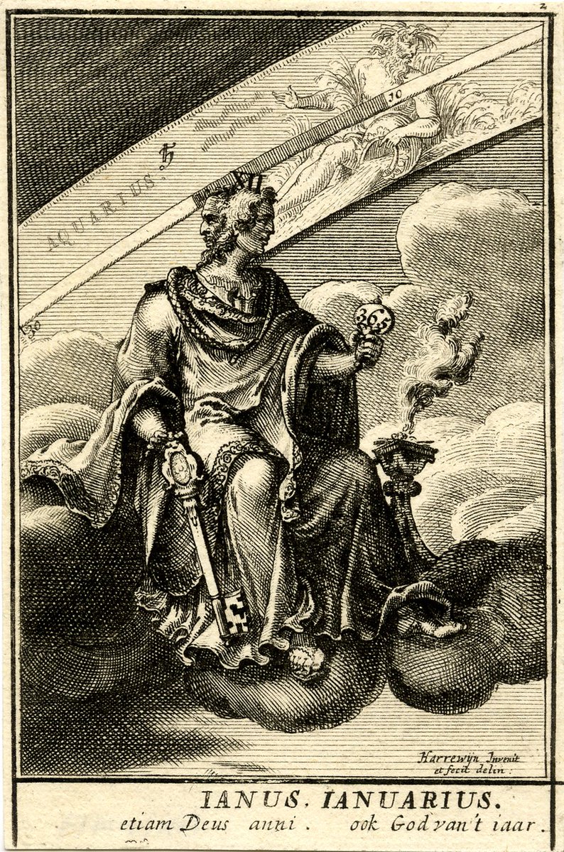 britishmuseum's tweet image. ✨ Happy New Year ✨

January is named after the Roman god Janus, who had two faces so he could see the future and the past at the same time.

🔎🔗 ow.ly/LkK430roEyW