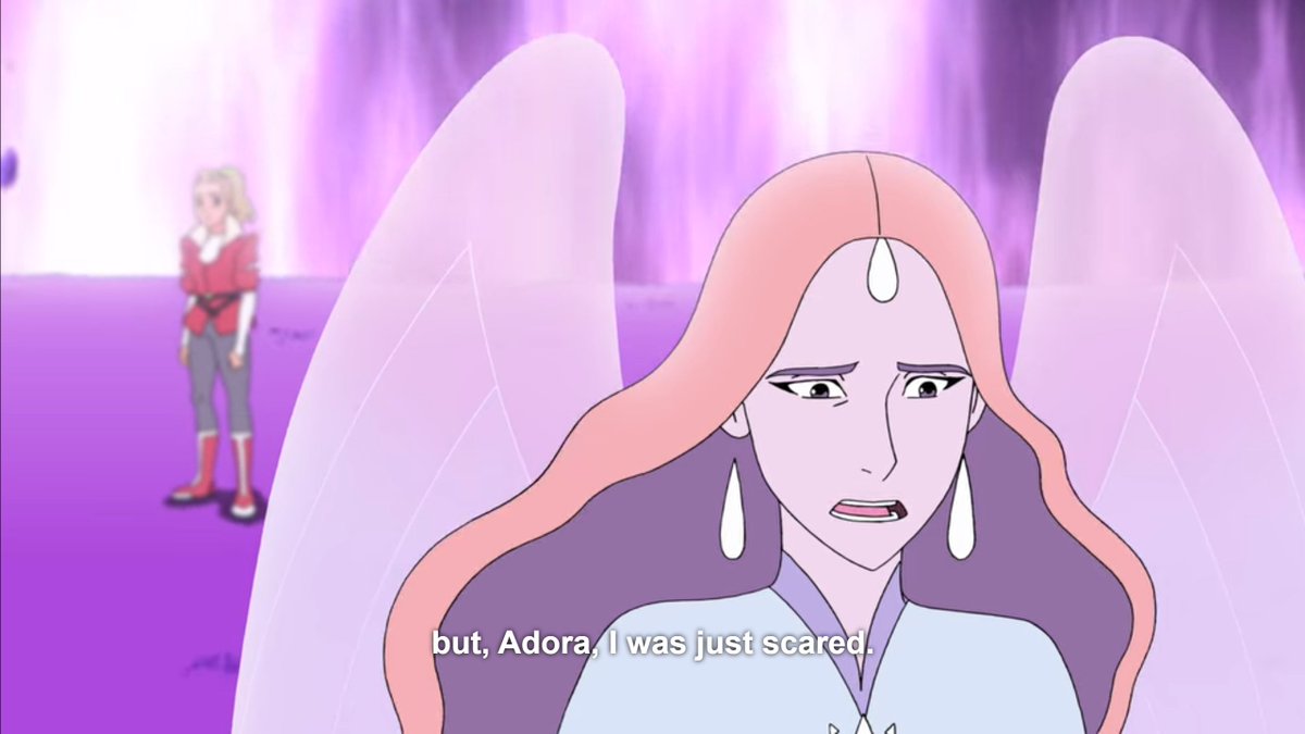 Atarun's tweet photo. Seems to me Angella really took Glimmer's criticism to heart 😔
❤️🧡💛💚💙💜
#SheraandthePrincessesofPower #SheRaMovie #WeAreFriendsOfMara #MORECATRADORA #ContinueShera #SheRas6 #Keepstreamingshera #moreshera #BringBackSheRa https://t.co/Bxw4HY4AGb