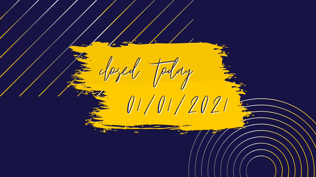 Happy New Year!!! ✨ We are closed today to get some rest to be ready to tackle the year! How are you spending the first day of 2021??