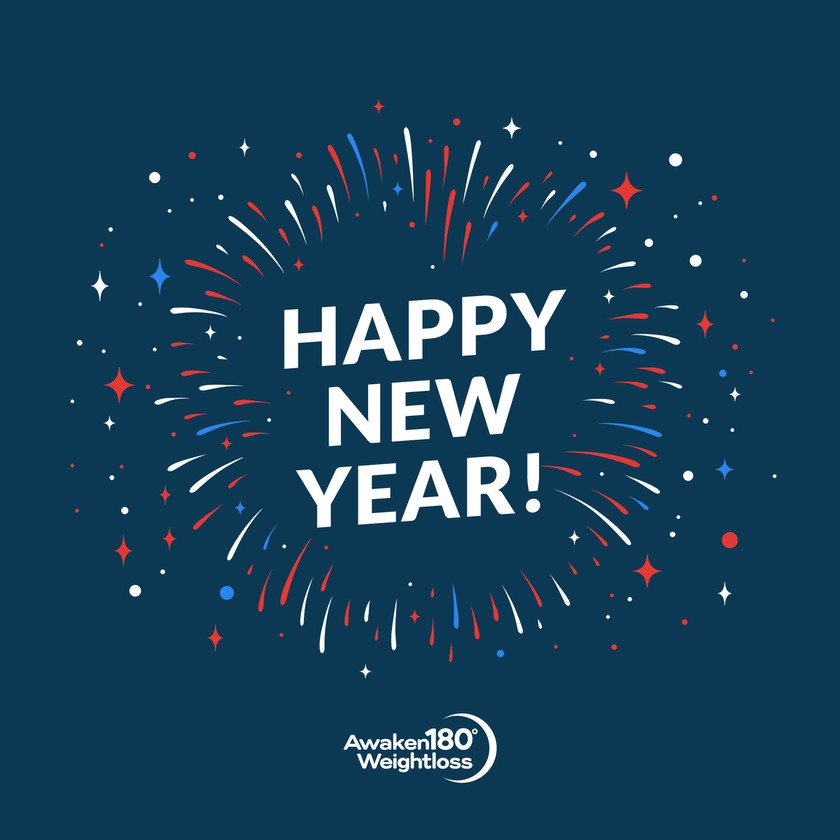 Awaken180's tweet photo. Happy New Year, from the Awaken180° team! 😀
May 2021 be your happiest, and healthiest year yet. ✨
#Awaken180 #Awaken180Weightloss #NewYear #HappyNewYear #NewYearsDay #Healthy #WeightlossProgram #SolutionForWeightloss https://t.co/VQSZv4n0jC