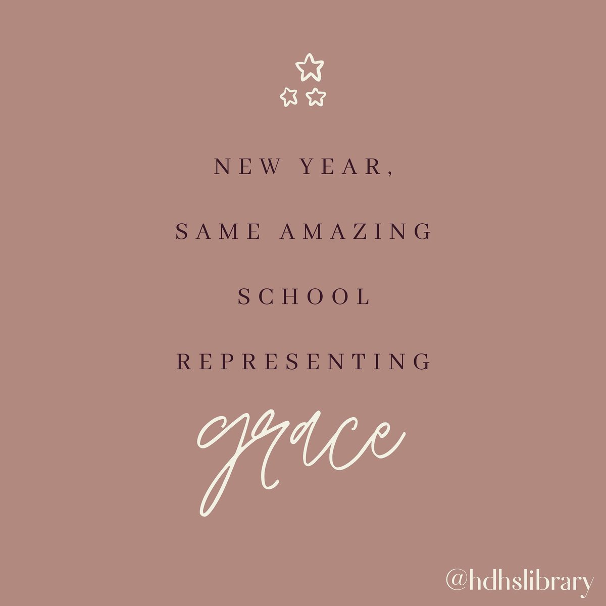 HDHSLibrary's tweet image. Happy New Year, Warrior Fam 🖤