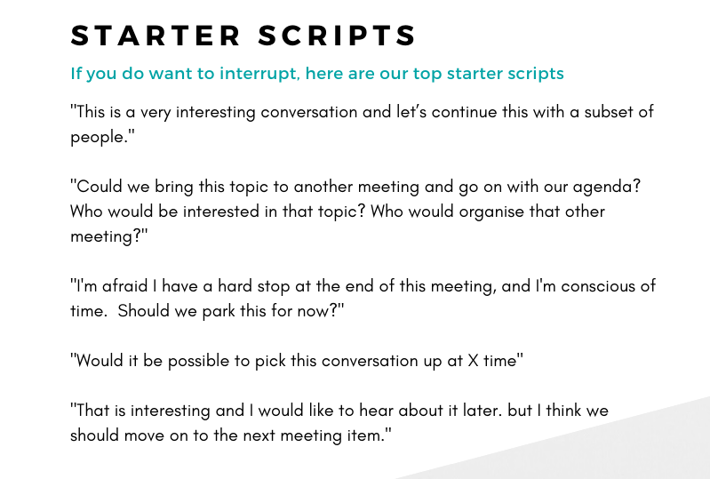 zyncai's tweet image. How do you handle meeting digression ? #virtualmeetings #meetings #digression