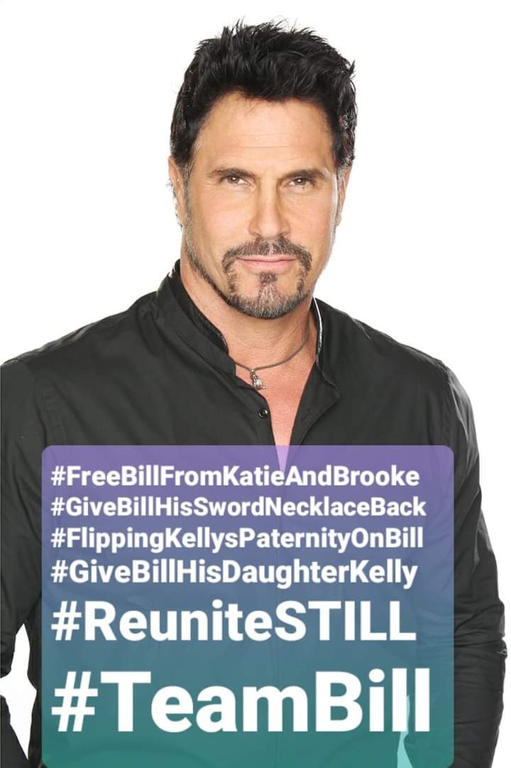 _vero_1989's tweet photo. @BandB_CBS How many times this episode about Bill &amp; Katie's first marriage has been re-aired? 😒 I bet this episode was chosen on purpose to try to convince us viewers to still believe that they "are meant to be together". 🤮 #FreeBillFromKatie #KillBatie #BatieIsToxic #BoldandBeautiful https://t.co/s8qJq1WQbM
