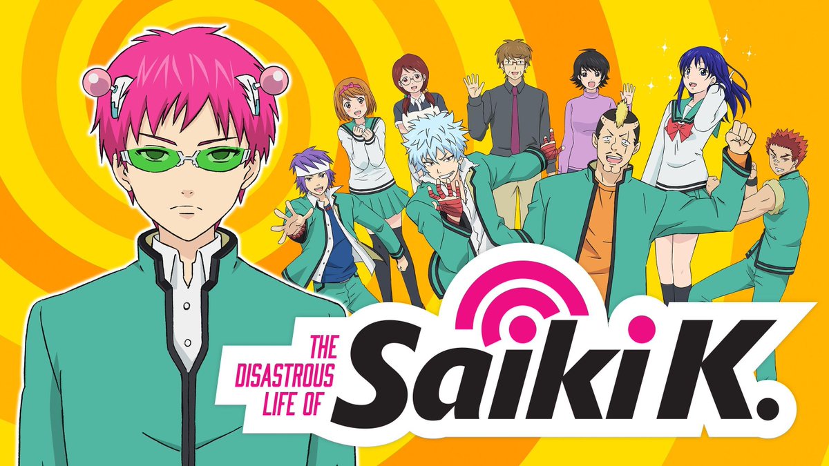 42. The Disastrous Life of Saiki K8.5/10One of the funniest series I've ever seen, seeing Saiki deal with such situations from ridiculous to mundane with his deadpan expression and delivery as he uses his seemingly infinite psychic powers to sort it out in some way is great 1/2