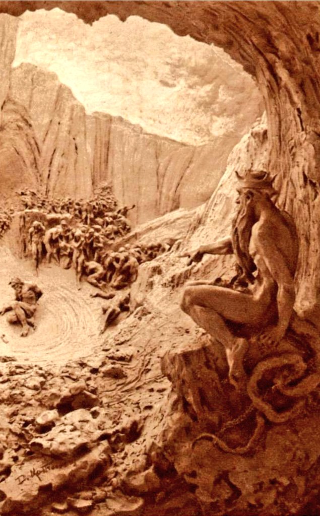 [2/4] Here are some sculptures he did for the Divina Commedia