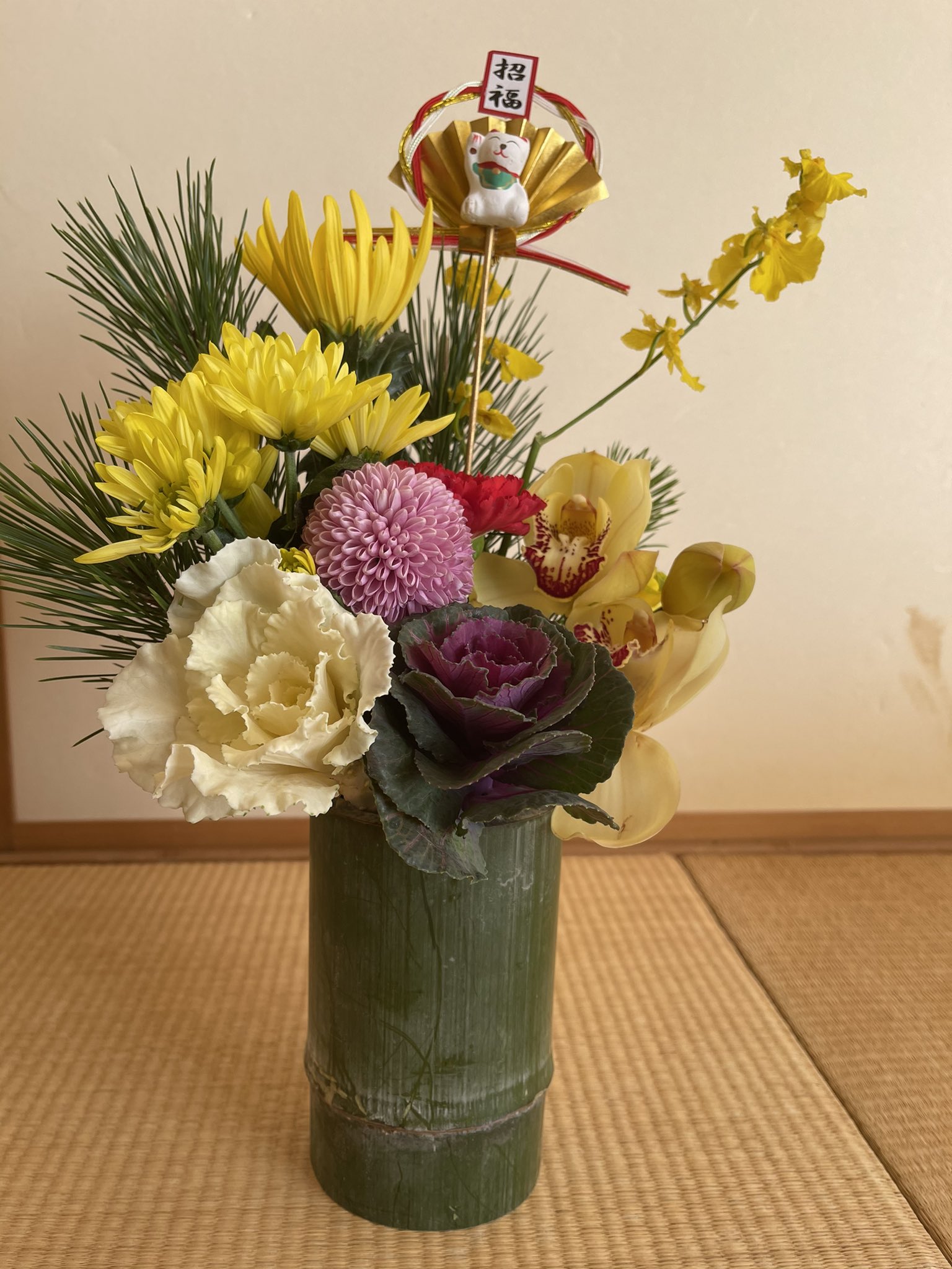 Nemo O 正月花 福 招福 21新年https T Co Gw6vsxltxm Twitter