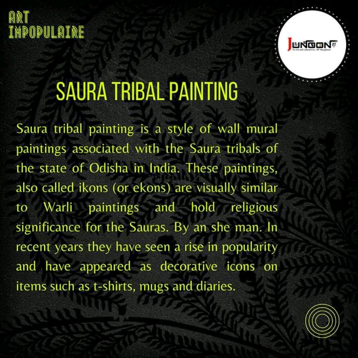 junoonmit's tweet photo. Saura tribal painting is a style of wall mural paintings associated with the Saura tribals of the state of Odisha in India.  #sauratribalpainting #odisha #art #culture #art_impopulaire #junoon_mit #mit_muzaffarpur https://t.co/gQOlfPksbn