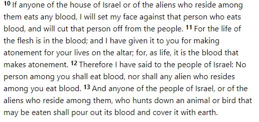We see the same thing in the Bible itself. Aside from the aforementioned substitution, we see offerings for the sake of cleansing leprosy and getting mold out of a house. The reasoning is spelled out right here in Leviticus 17.