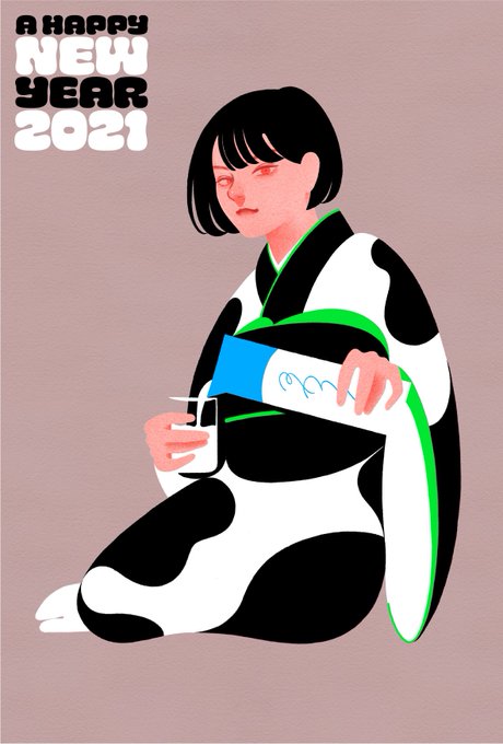 「cow print」 illustration images(Latest)｜9pages