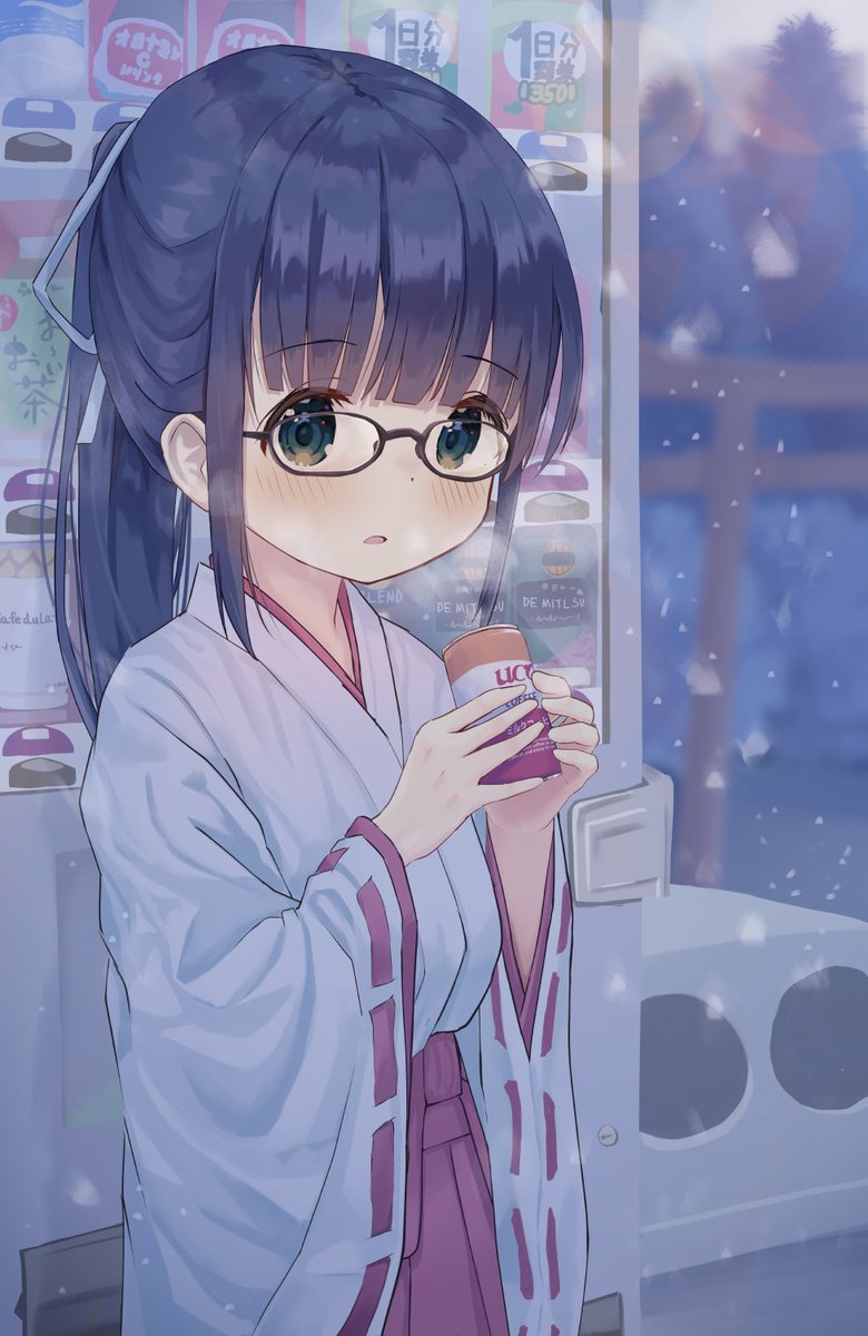 休憩中に缶コーヒー飲んでる巫女さんがいたらいいな と思ったので描きました 耳かき 31日 金 西ぬ30bのイラスト 休憩中に缶コーヒー飲んでる巫女さんがいたらいいな と思ったので描きました 耳かき 31日 金 西ぬ30bのイラスト
