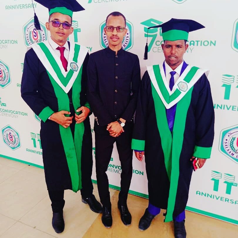 Addow10's tweet image. I attended yesterday my friends&apos; graduation ceremony at the university.