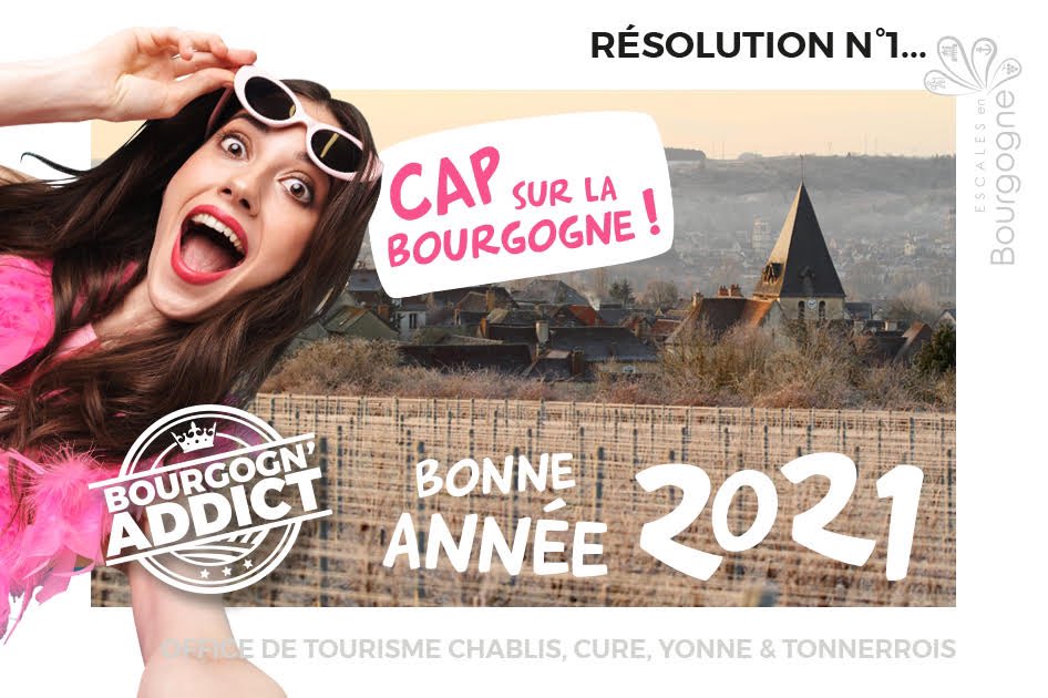 En 2021... cap sur la Bourgogne ! 😉

Nous vous souhaitons une bonne année 2021, qu'elle soit faite de bonheur et qu'elle se place sous le signe d'un retour à une vie pleine d'insouciance ✨