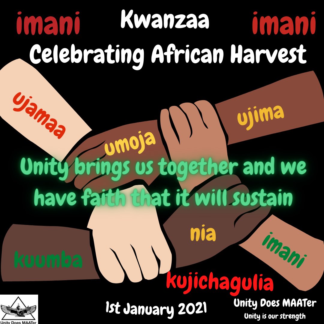 UnityDoesMAATer's tweet photo. #UnityDoesMAATer #Ancestors #Ankhcestors #OurStory  #KnowYourRoots #Kwanzaa #Love #Unity  #Community #Umoja #Africa #Kujichagulia #Imani #HabariGani #Kujichagulia #Ujima #Ujamaa #Purpose #Nia #Creativity #Kuumba #Faith #imani #Principles #RedBlackGreen #DrMaulanaKarenga https://t.co/xSocLt0hag