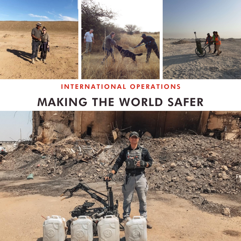 Thank you to the international teams operating globally and at HQ for mitigating explosive threats in spite of the challenges of 2020. The International Project Executives are one of the sub-teams who help support international operations. Learn more: ow.ly/rDDb50COV4z