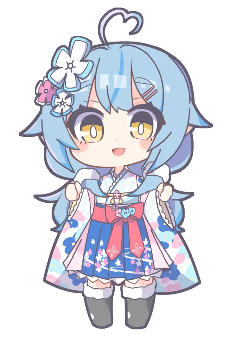 ラミィちゃんの新衣装がガチで好きな要素しかなくて好きすぎる……
って訳で描いた!!!

ホント可愛すぎる……………ヤバイ…

#らみあ〜と
#ホロライブ正月衣装 