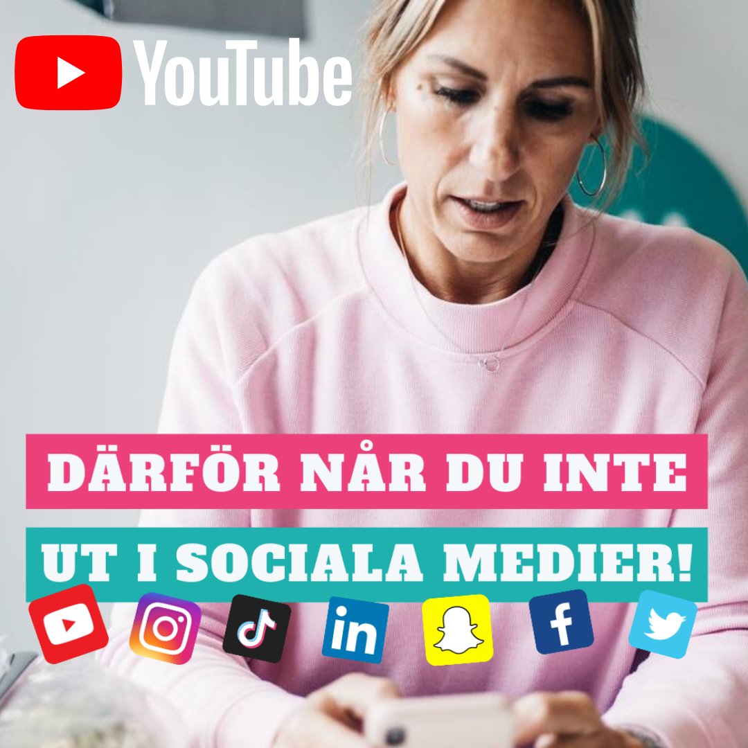 Har du eller ditt företag svårt att nå ut i sociala medier? 🤔

I den här videon går Alexandra Bylund igenom 5 saker som skulle kunna vara anledningar till varför! 😄

Kolla in videon här 👉 bit.ly/37B6hfz

#socialmediamanagertv #youtube #socialamediamanager