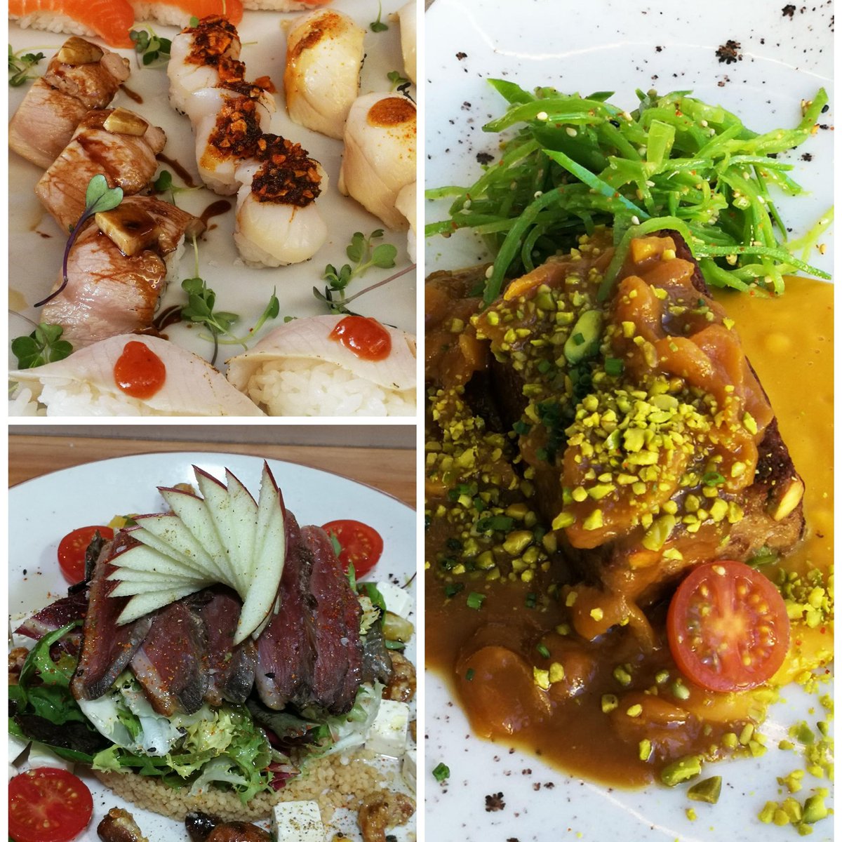 Abrimos hoy 01/01/21 #terraza, #salon y #servicioadomiclio todos los días a mediodia y las noches de Jueves a Domingos. Haz ya tu reserva o pedido en Asako #Teatinos.
#sushi #cocinafusion #delivery #takeaway #findesemana #sushilovers #SushiAdictos  #sushidelivery #Asakofeelfood