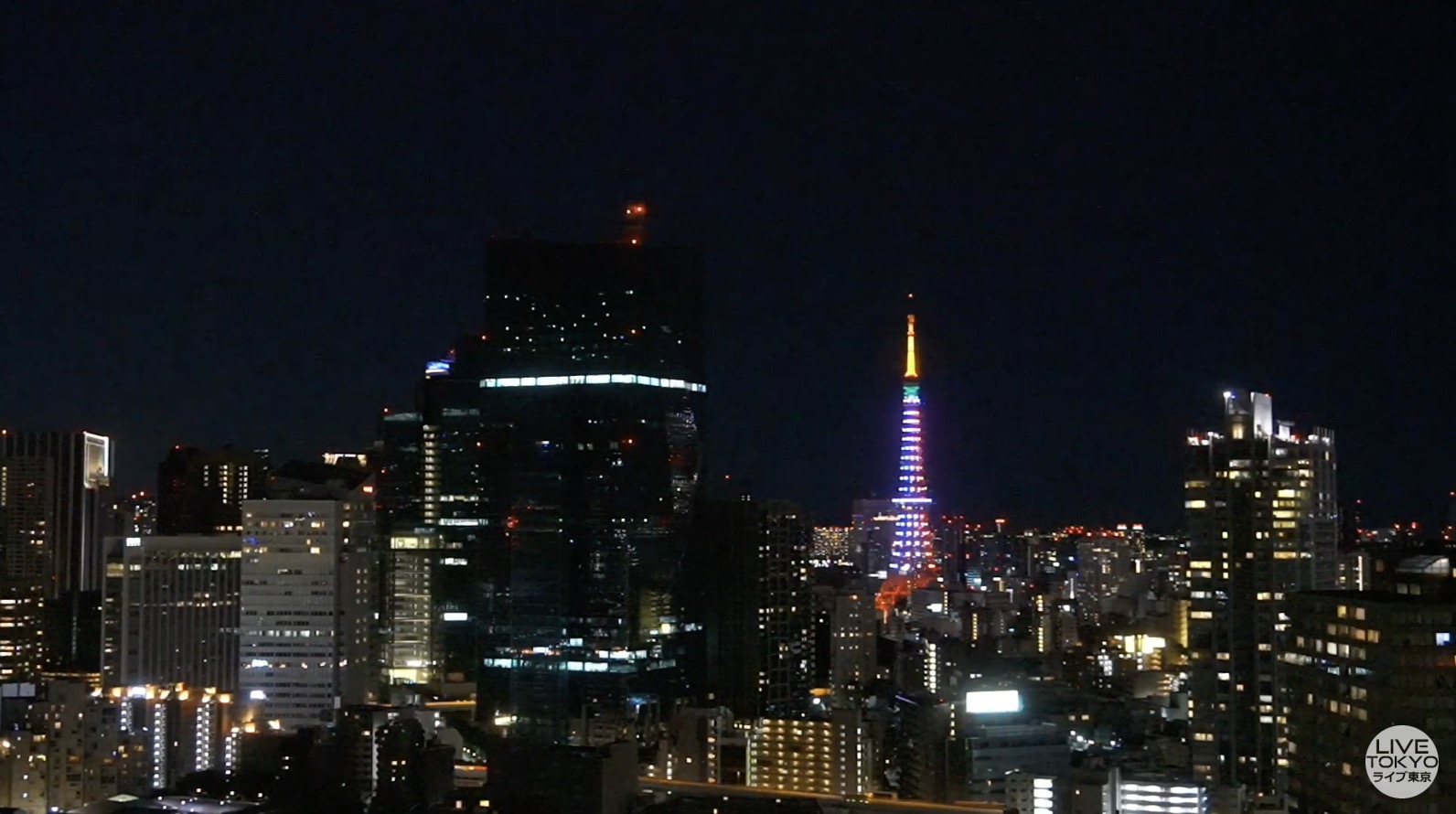 ライブカメラ検索マップ Twitterissa 01 01 21 00ごろの 東京タワー のライブ映像 五色幔幕 スペシャルライトアップ ライブカメラを見る T Co Klazzve8tg 東京タワー ライブカメラ 六本木一丁目方面 と雨雲レーダー 東京都港区 東京タワー