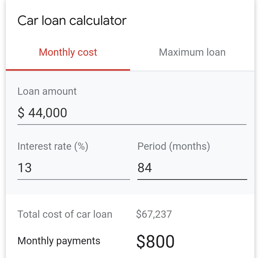 If you're thinking, "Well I can lower my payments by going 84 months", please take a look at what happens when you stretch your payments to get a lower note: the longer you finance, the more interest you pay, THE MORE YOU END UP PAYING FOR A $44,000 VEHICLE. REGARDLESS OF BRAND.