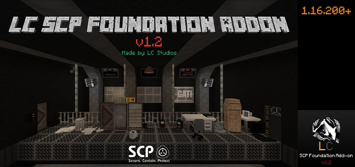 SCP Foundation addon for Minecraft PE 1.16.200