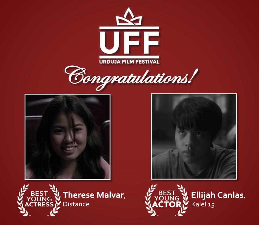 theideafirst_co's tweet photo. Congratulations Ms. Jaclyn Jose, Therese Malvar, Gabby Padilla, and Elijah Canlas for your achievements in the 7th Urduja Film Festival!
Watch them in #KALEL15onNETFLIX and #DISTANCEonNETFLIX! https://t.co/FBvYoGWLO6