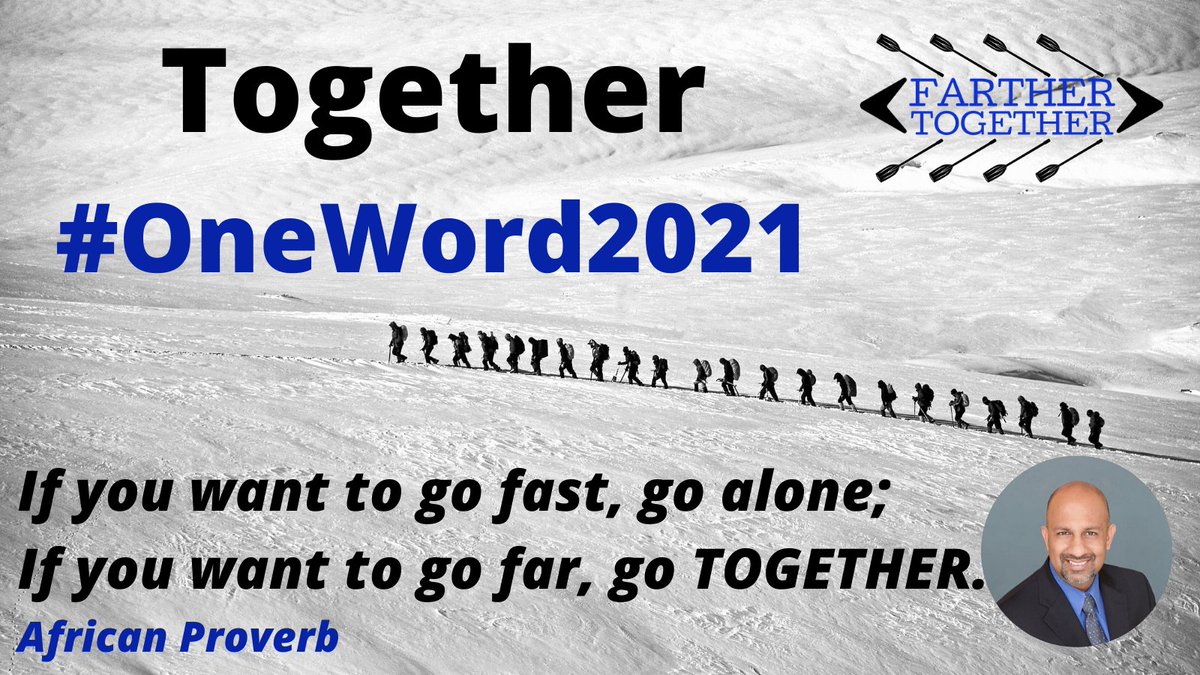 My #OneWord2021 is TOGETHER! Check out my "why" behind the word - farthertogether.org/2021/01/01/one…