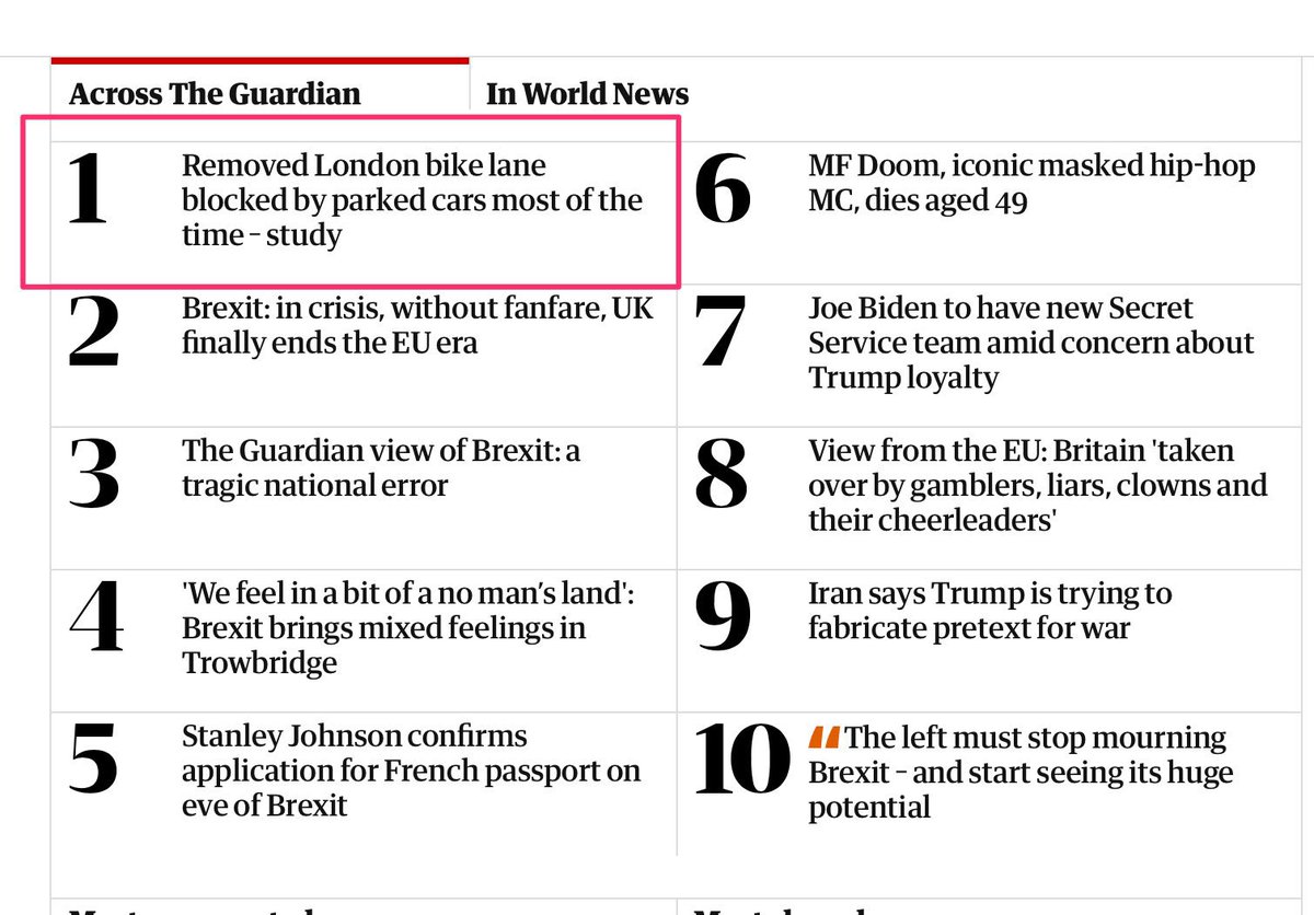 adamtranter's tweet image. Why am I so interested in one cycle lane? Because what’s happened in Kensington is a loss for London’s entire transport system. It’s also a metaphor for how active travel may be treated up and down the country.

It turns out a lot of other people are interested too.