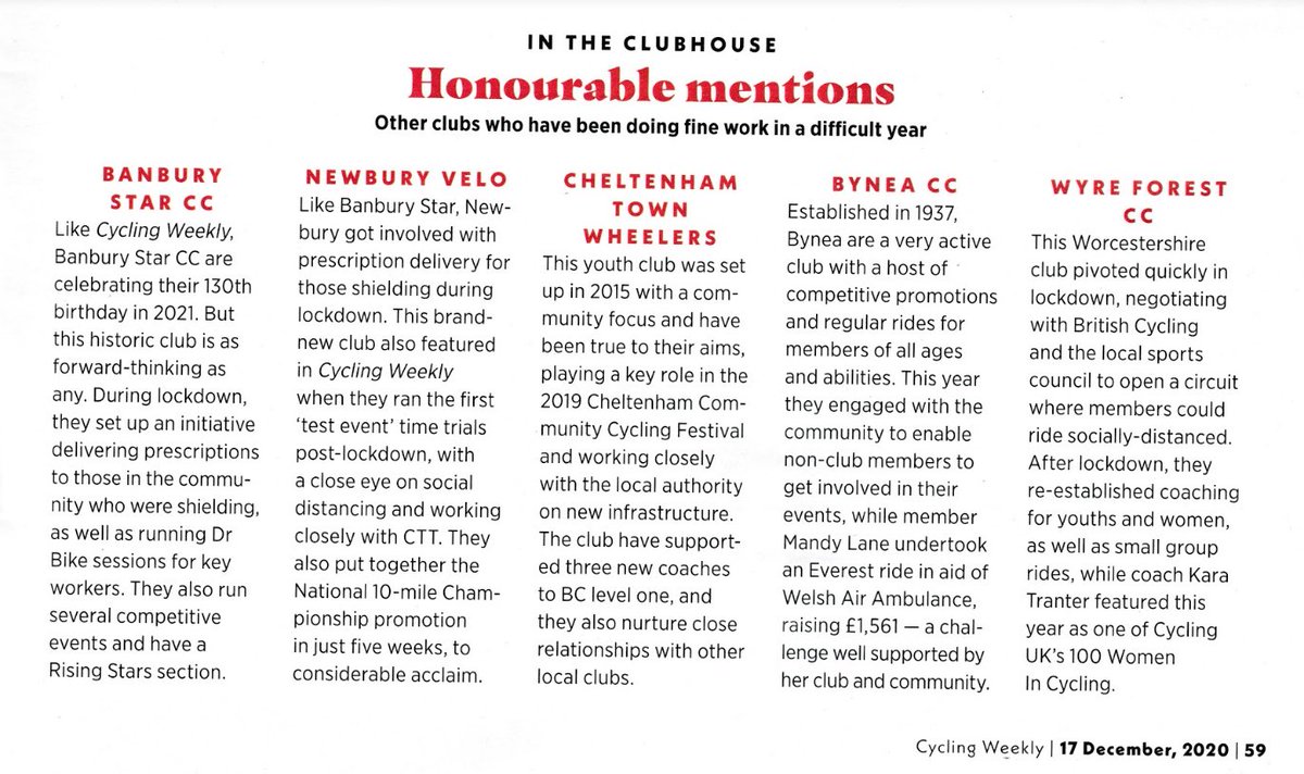 ByneaCyclingClub (@bynea_cc) on Twitter photo A lovely mention of Bynea CC and it’s accomplishments over this year in the @CyclingWeekly magazine. 
📸 by ride leader <a href="/GeezerRoper/">Andy Geezer Roper</a> on a 45 mile loop restricted to the Llanelli Boundary during the local lockdown.
Well done Bynea CC 💪 A lovely mention of Bynea CC and it’s accomplishments over this year in the @CyclingWeekly magazine. 
📸 by ride leader <a href="/GeezerRoper/">Andy Geezer Roper</a> on a 45 mile loop restricted to the Llanelli Boundary during the local lockdown.
Well done Bynea CC 💪