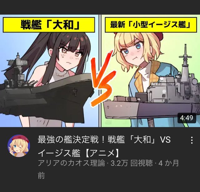 大和 Vs イージス艦 Togetter