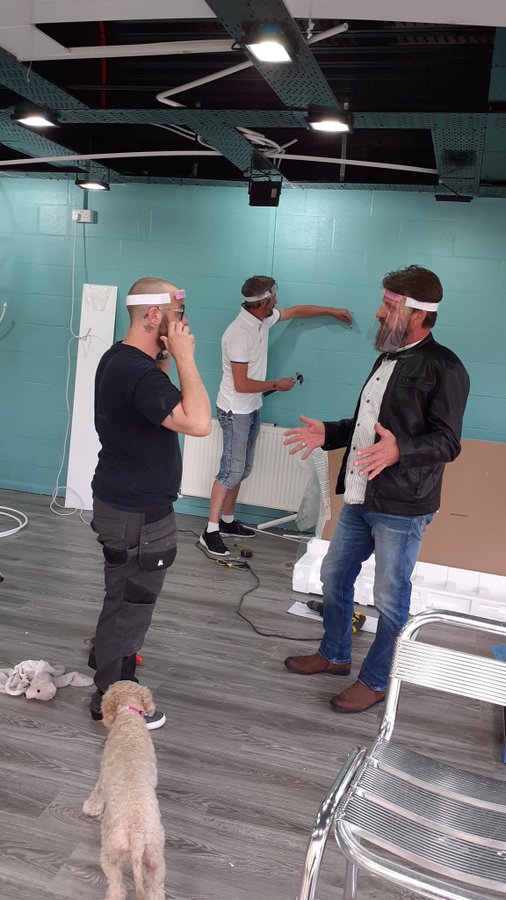 Another aspect of lockdown was the PPE production and distribution. Big thanks to  @MerseyPPEHub and City fan Karl who provided us with thousands of visors - distributed to the Manchester care system through  @neilsmithgmb  @PaulMaccaGMB  @gmbnwi