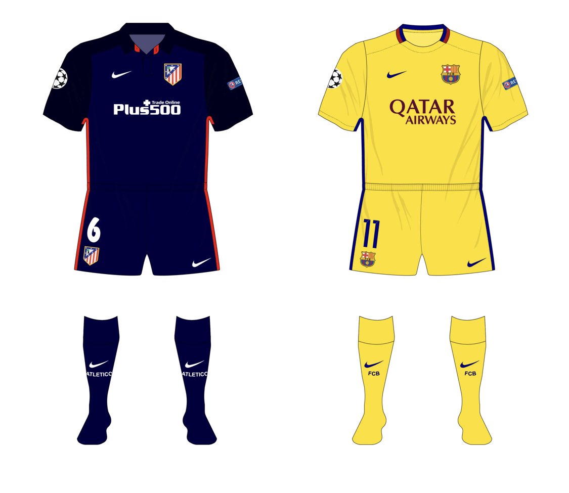 een beetje absorptie handel Museum of Jerseys on Twitter: "In 2015-16, Atlético Madrid and Barcelona wore their home kits against each other in La Liga but when they met in Champions League Uefa determined it was een beetje absorptie handel Museum of Jerseys on Twitter: "In 2015-16, Atlético Madrid and Barcelona wore their home kits against each other in La Liga but when they met in Champions League Uefa determined it was