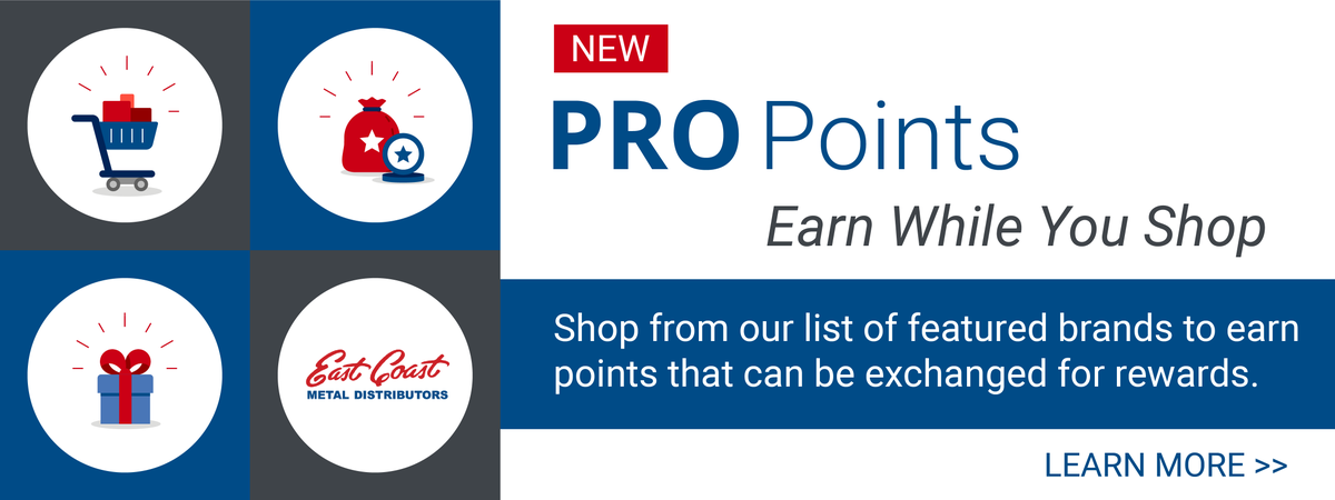 We are excited to introduce our new PRO Points Rewards Program! Contact your local salesperson or branch to see if you are eligible today. Learn more about the program here: ecmdi.com/pro-points