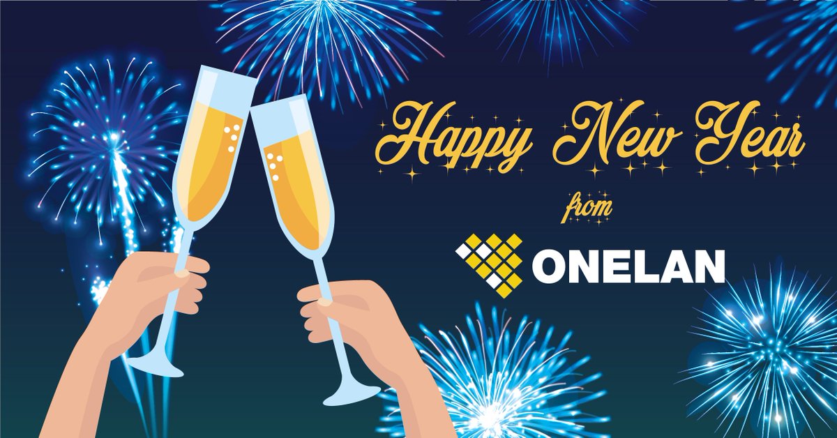 To all our friends, colleagues, clients and partners, we wish you a Happy New Year from all of us at ONELAN!
#NewYear #2021 #AVTweeps