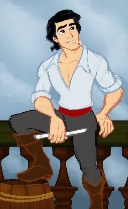 Kim Taehyung as Prince Eric : An enchanting thread.