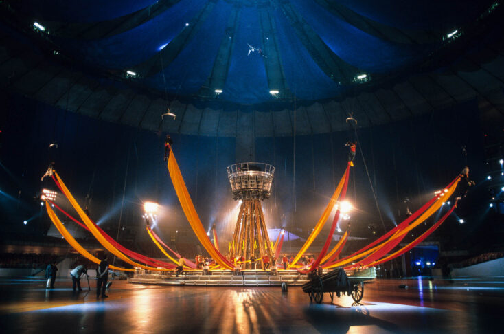 The centrepiece – and the only element that I can say I actually enjoyed – was a sort of sub-Cirque du Soleil show, with music from Peter Gabriel. What it had to do with the loose, wafty, themes of the Experience is anyone’s guess, but – hey – acrobats!