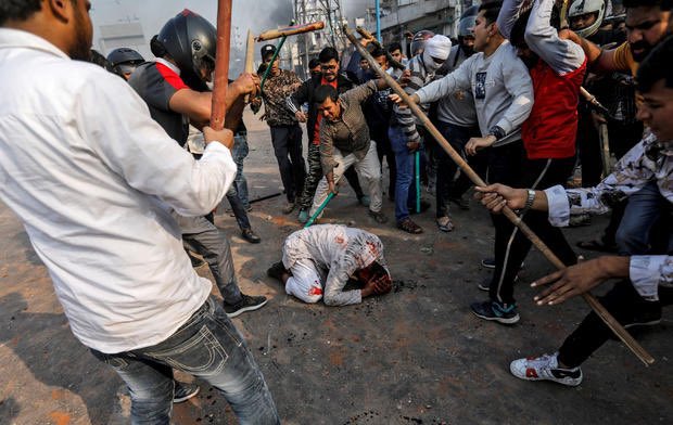 Muslim Gen*cide in Delhi 2020H mobs with support from administration torch*d muslim houses and K!lled muslims