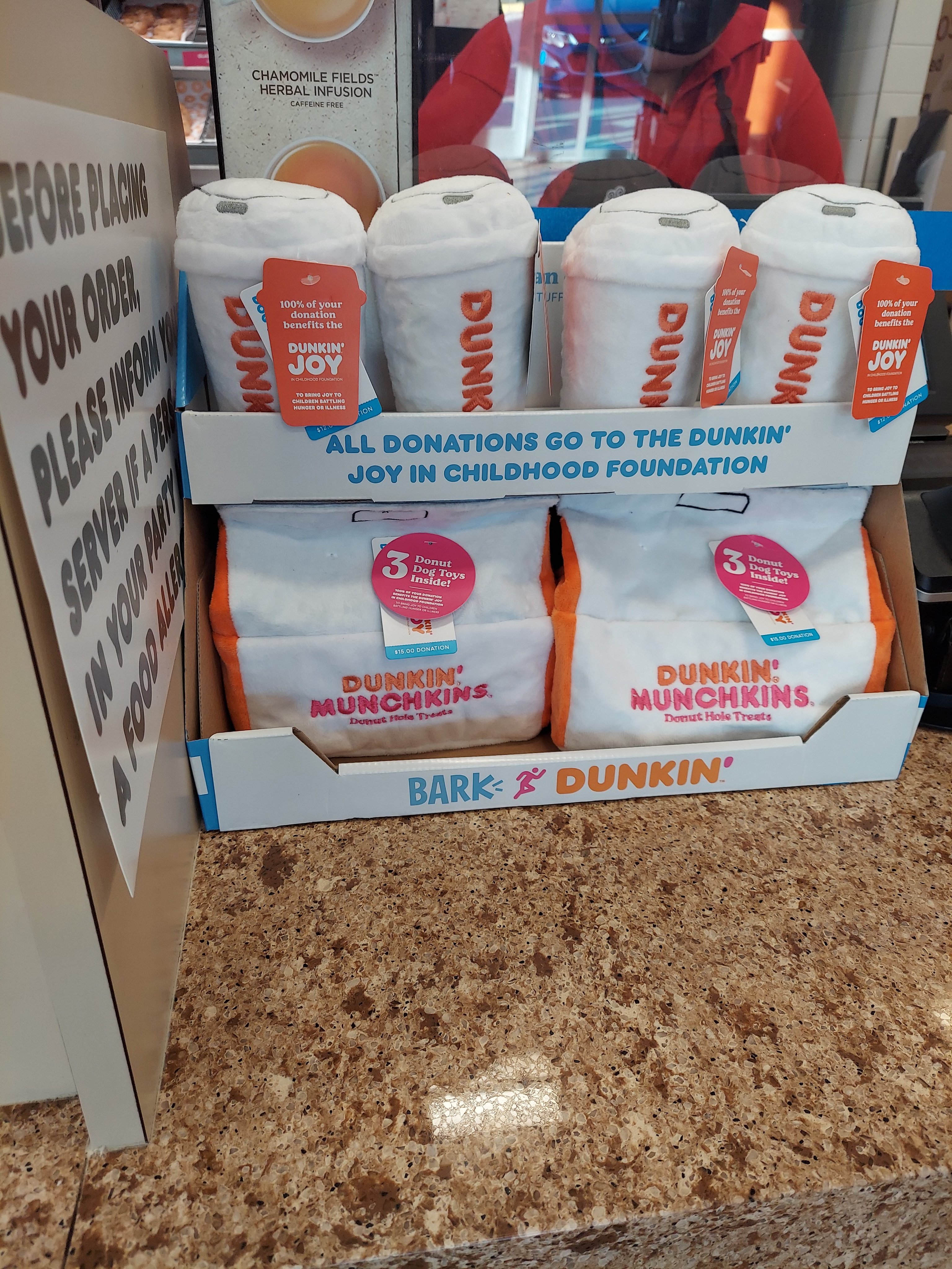 Dunkin donut dog toys outlet